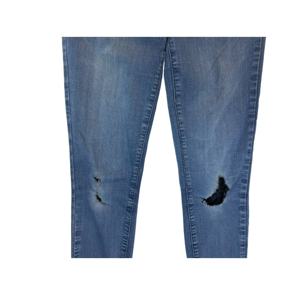 Paige Jeans Verdugo Ultra Skinny Distressed 27 x 29 Blue Stretch Comfortable - Picture 6 of 9